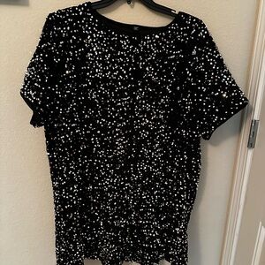 SHEIN Black Sequin Dress